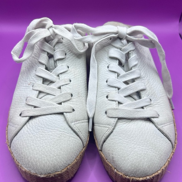 Rag and Bone women’s white leather slides mules sneakers size 39.5 - Picture 5 of 9